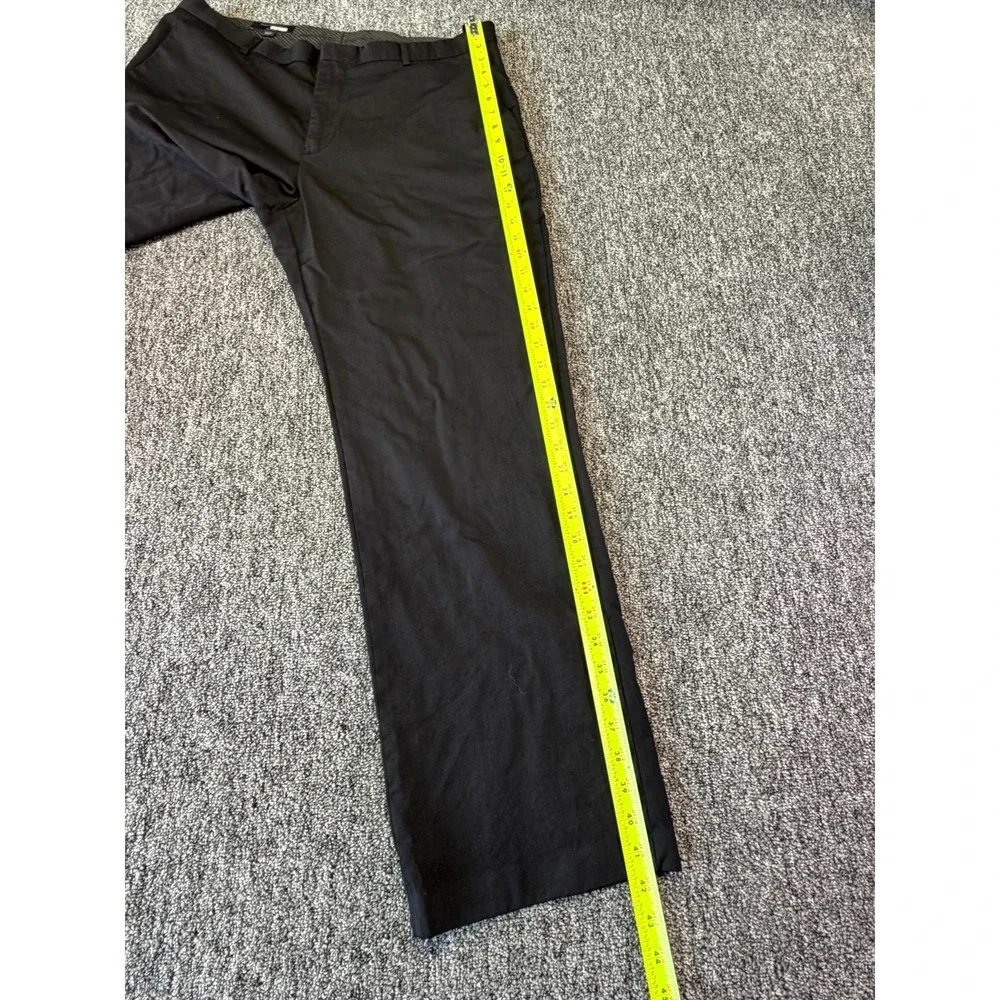 Banana Republic Classic Dress Pants Mens 38x32 Black Wool Pockets Straight Leg